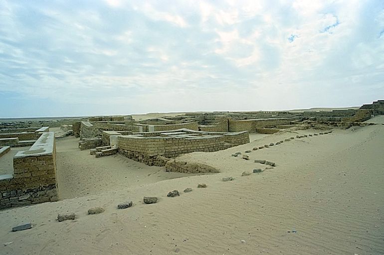 Tebtunis, una città antica in Egitto. Immagine di Roland Unger