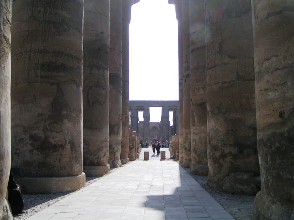 Sala Impostila nel Tempio di Luqsor - Foto Daniele Mancini