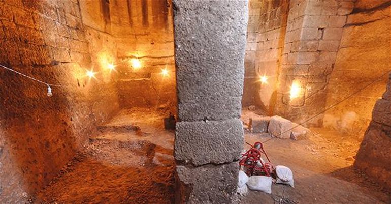 La cisterna romana di VI secolo. Foto AA