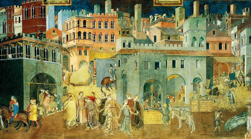 Lorenzetti,_Ambrogio._Effeti_del buon governo in_città